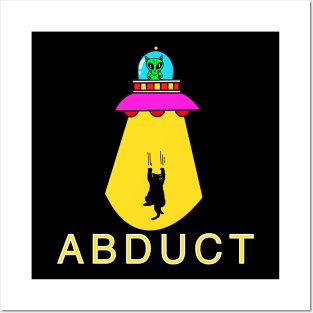 Abduct cat Posters and Art